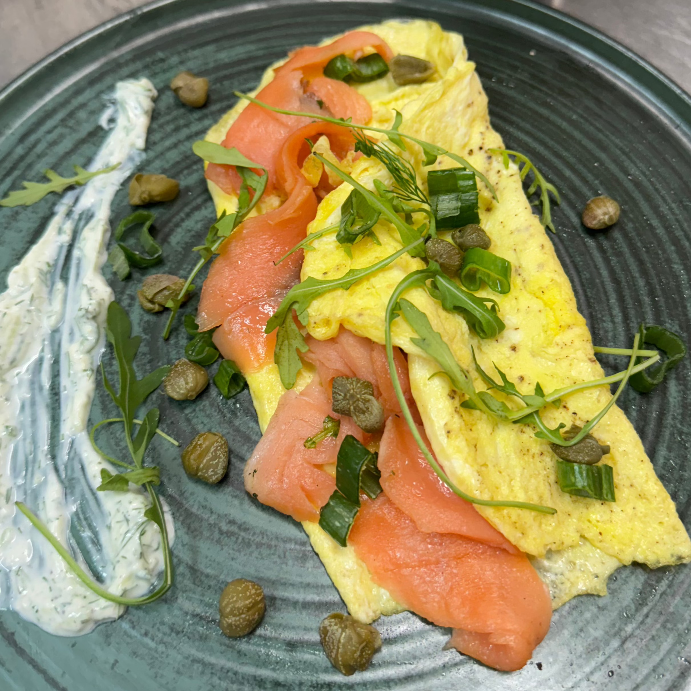 🐟 Salmon Omelette (Post-Workout Fuel 🏋️‍♀️)